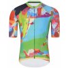 HOLOKOLO Cyklistický dres s krátkym rukávom - DEER - zelená/viacfarebná XL