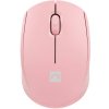 Myš Natec STORK/Kancelárska/Optická/1 600 DPI/Bezdrôtová USB/Ružová