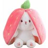 Leventi Plyšový králíček ukrytý v jahodě 35 cm