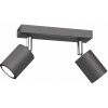 Luminex Stropní svítidlo Striper 4464, páskové, 2x8W, GU10, šedá/chromová
