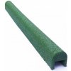 Gumový kryt obrubníka 76 x 80 mm x 1000 mm zelená - 1 ks KO50GA