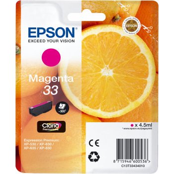 Epson 33 Magenta - originálny