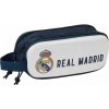 Real Madrid FC Školské puzdro Real Madrid, dvojkomorové, modro‑biele, 3D znak