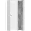 Hansgrohe XtraStoris Rock Zápustná polica s dvierkami na obkladačky 30x15x10 cm, biela 56082700