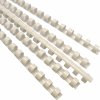 Eurosupplies plastové chrbty A4 19 mm biele 100 ks