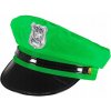 POLICAJNÁ ČIAPKA POLICAJTA NEÓNOVÁ ZELENÁ
