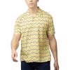 Ben Sherman — Retro Geo Print Shirt — Sunflower - M