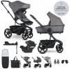 EASYWALKER SET Kočík 4v1 Harvey5 Pebble Grey XXL RWS + CYBEX Aton B2 i-Size + základňa VP-F188512