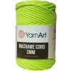 Špagát Macrame Cord 3 MM Svetlá neónovo zelená 801