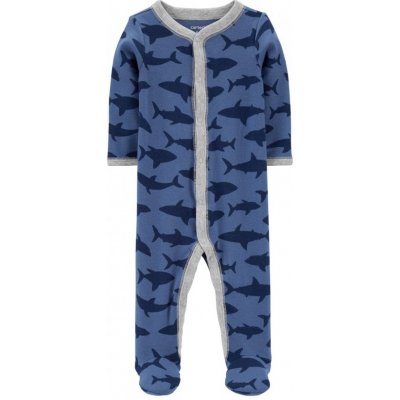 CARTERS CARTER'S Overal na cvoky Sleep&Play Blue Shark chlapec