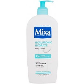 Mixa Ľahké hydratačné telové mlieko pre suchú a citlivú pokožku Hyalurogel (Intensive Hydrating Milk) 400 ml