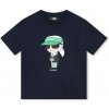 Karl Lagerfeld detské tričko Z30052 tmavomodrá