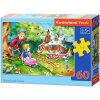CASTORLAND Puzzle Jeníček a Mařenka 60 dílků