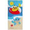 HALANTEX Osuška Pokémon / ručník Pokémon Pikachu Beach bavlna 70x140