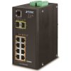 Planet IGS-10020HPT PoE switch 8x 1000Base-T, 2x SFP, 802.3at 270W, IP30, -40 až 75°C, SNMP, IGMPv3, IPv6 (IGS-10020HPT)