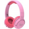 Kiddoboo Bezdrôtové detské slúchadlá Flamingo Pink