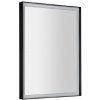 Sapho Sort LED - Zrkadlo s LED osvetlením, 60x80 cm, čierna mat ST080
