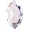Nefertitis List oválny Feng Shui brúsený krištáľ číry 3,6 cm NF29887 - 36 mm