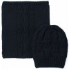 Unisex set čiapka a nákrčník Zamora Čierny