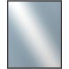 DANTIK - Zrkadlo v rámu, rozmer s rámom 40x50 cm z lišty Hliník čierna (7269021)