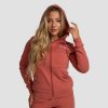 GymBeam Dámska mikina so zipsom Limitless Cinnamon - S