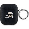 Karl Lagerfeld PU Embossed Karl and Choupette Heads Puzdro na AirPods 1/2 KLA2PGKCPK