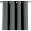 Dekoria Záves s kolieskami, tmavo - sivá, Blackout 300 cm, 269-07