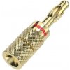 HAMA Audio reproduktorový adaptér, banánikové konektory, sada 4 kusov - 00205201