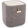 Wilsondo Taburet s úložným priestorom Nap - sivá