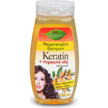 BC Bione regeneračný šampón Keratin & Panthenol Arganový olej 260 ml