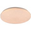 Trio R62381100 LED stropné svietidlo Kira 1x18W | 2000lm | 3000K-6000K | RGB - pamäťová funkcia, stmievateľné, nočný režim, diaľkové ovládanie, hviezdny efekt, biela