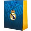 Real Madrid FC Darčeková papierová taška Real Madrid, modrá, 26×32×12 cm