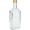 Fľaša na alkohol sklenená 