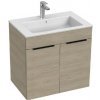 Jika Cube - Skrinka s umývadlom 65x43x61 cm, jaseň H4536011765141