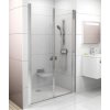 RAVAK CSDL2-90 Sprchové dvere do niky dvojdielne lesklý hliník, 0QV7CC0LZ1