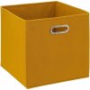 5five Simply Smart Úložný box Textília 31x31 cm horčicovo žltý