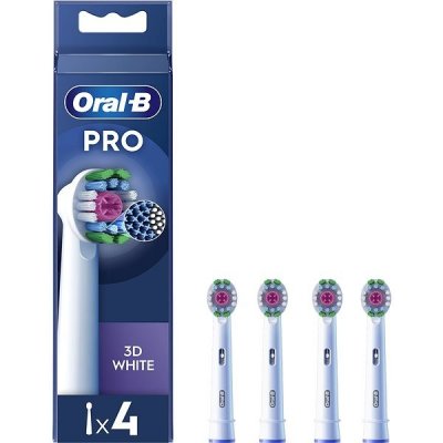Oral-B Pro 3D White Kefkové Hlavice, 4 ks