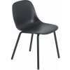 Muuto Záhradná stolička Fiber Outdoor Side Chair, anthracite black