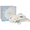 Doudou et Compagnie Paris Doudou Plyšový králik s bielou bambulou 25 cm