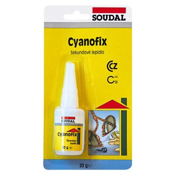 SOUDAL Cyanofix 84A sekundové lepidlo 20g