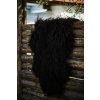 Ovčia kožušina Islandská ovca čierna