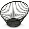 ADH Košík na ovocie Scandi čierny 30 x 20 cm