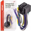 AMIO Integrovaný konektor ISO CCA 13PIN 5A 12V samica