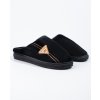 Pánske teplé čierne papuče Shelvt čierna 40.5 Shelvt 0000296478392