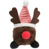 Vianočné Hračka pes Loptička Sob plyš 18-29cm TR 1ks