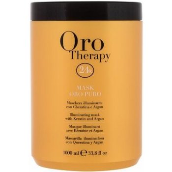 Fanola Oro Therapy mask Oro puro regeneračná maska na vlasy s 24k zlatom 1000 ml