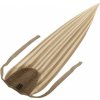 Clip In copík Premium 60 cm – melír ľadová blond / prírodná svetlo hnedá, 100% pravé vlasy, 120 g