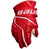Hokejové rukavice Bauer Vapor 3X PRO Red Senior 14 palcov