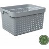 PLAST TEAM - Košík úložný 16l šedý Seoul