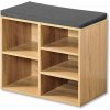 KESPER Stojan na topánky so sedadlom 51,5 x 48 x 29,5 cm, dekor dub KESPER 15925